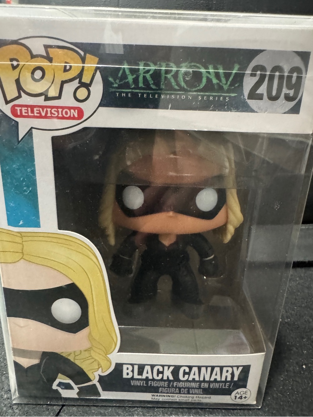 Funko Pop! Arrow Black Canary #209 Vinyl Figure w/ Protector Mint